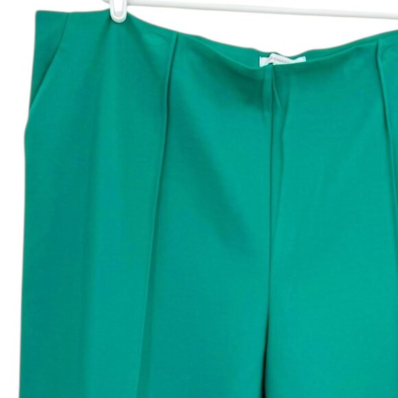 Liz Claiborne Women's Pull-on Stretch Wide Leg Emerald Green Pants Size 2X NWT - Picture 5 of 12